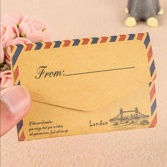 Note memo pad Mail Postage Letter envelope  Stationary Gift - Picture 8 of 8